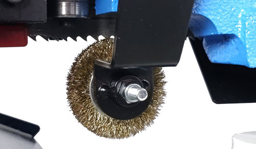 Poloautomatická pásová pila PMS 270/350 HAD-V - čistící kartáček